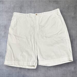 Polo Ralph Lauren Men’s Size 42 White Relaxed Fit Chino 10” Inseam Shorts
